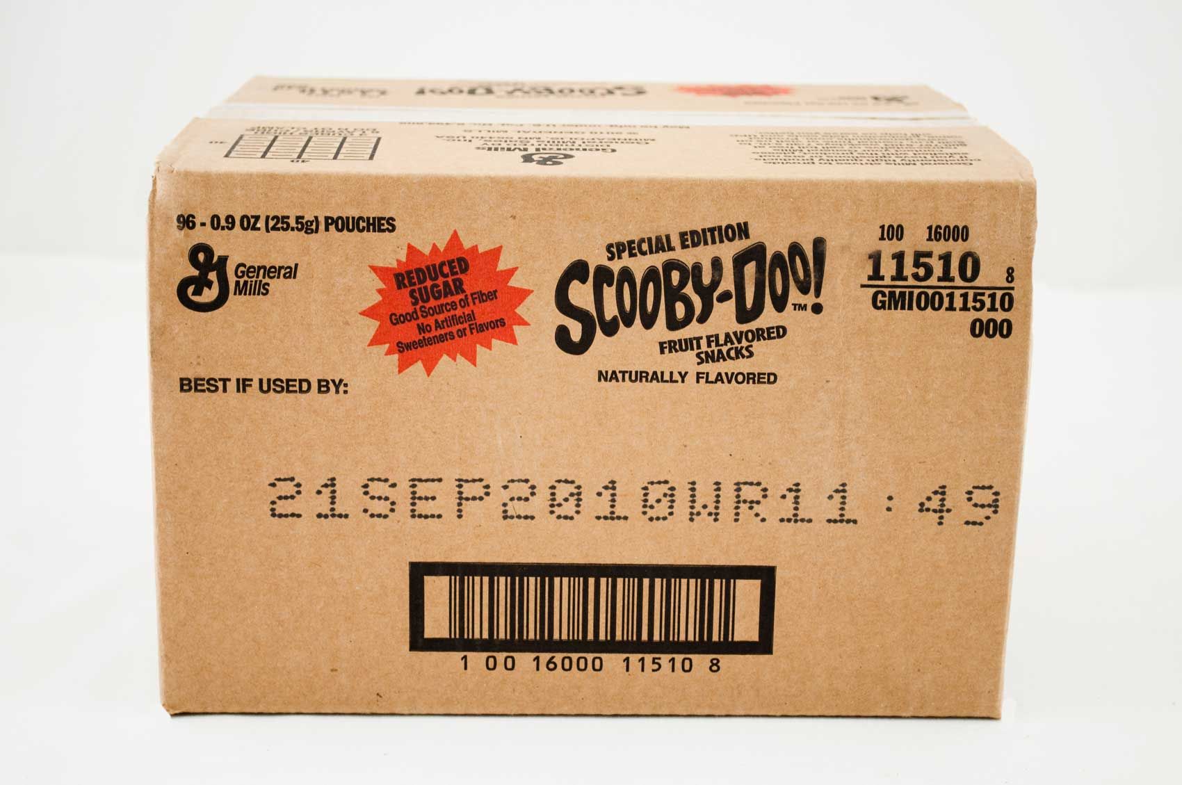 Betty Crocker Scooby Doo Fruit Snacks, 0.9 Ounce -- 96 Per Case
