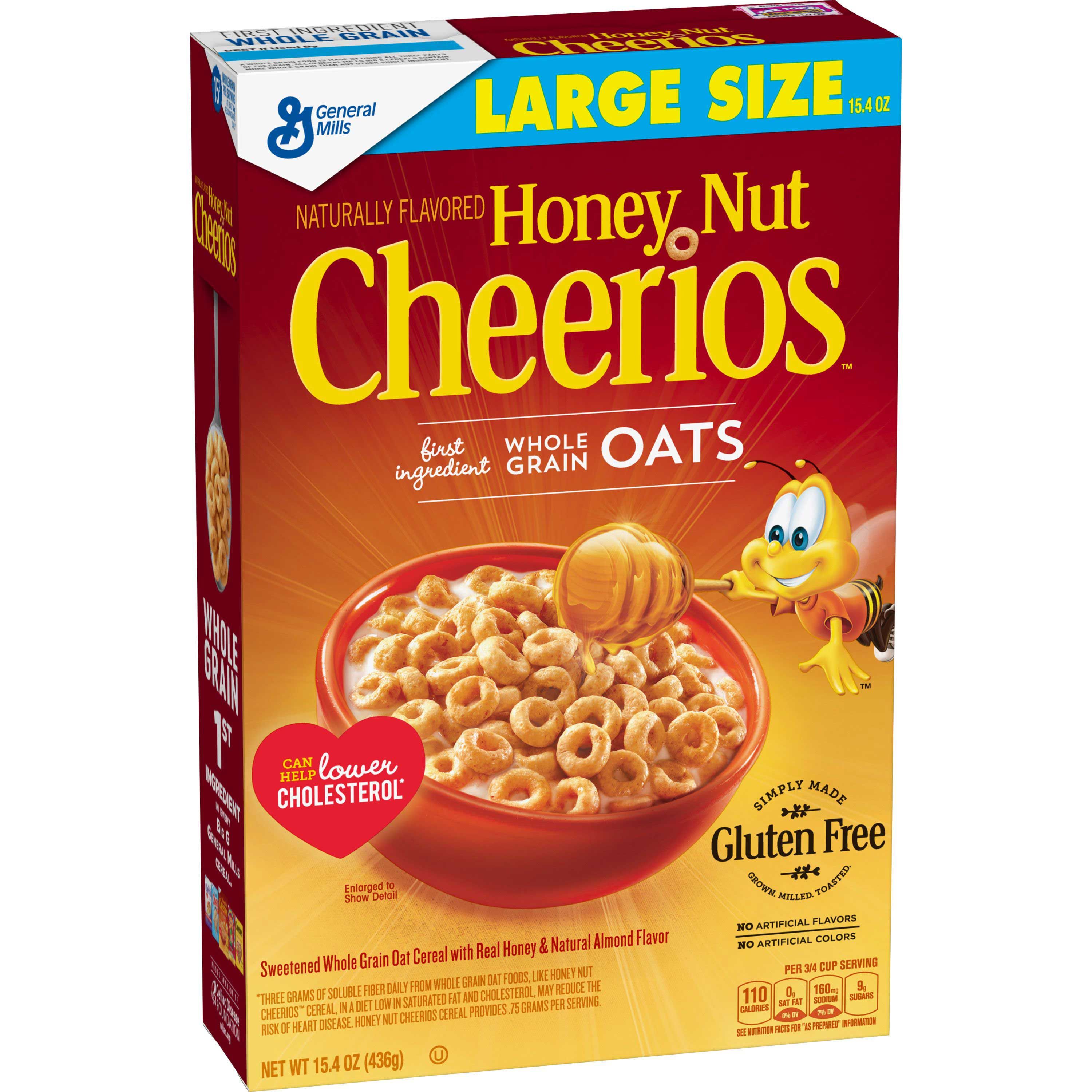 Honey Nut Cheerios Cereal, 15.4 Ounce -- 10 Per Case