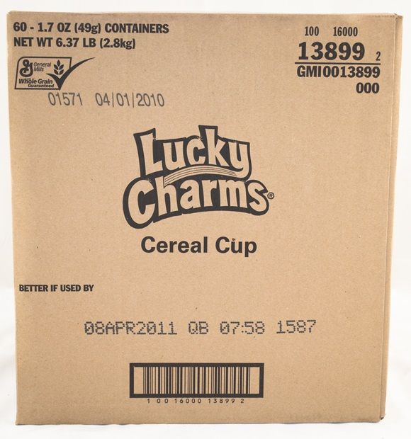 Lucky Charms Cereal In A Cup, 1.73 Ounce -- 60 Per Case