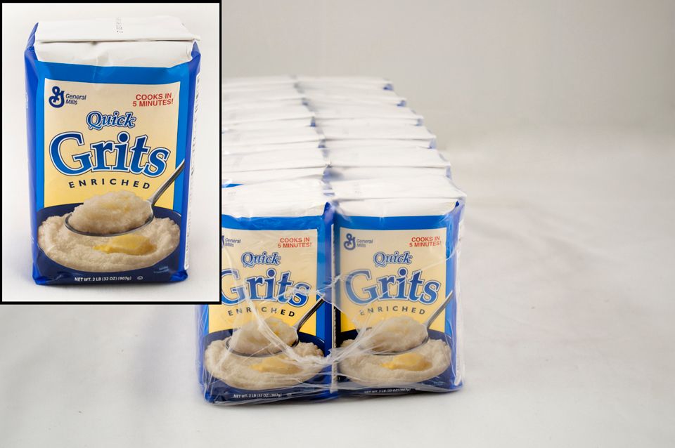 General Mills White Corn Grits, 32 Ounce -- 12 Per Case