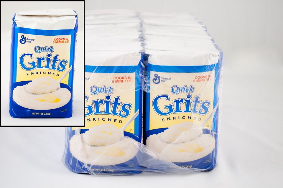 General Mills White Corn Quick Grits, 5 Pound -- 8 Per Case