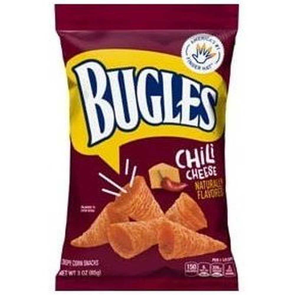 Bugles Chili Cheese Snack, 3 Ounce -- 6 Per Case