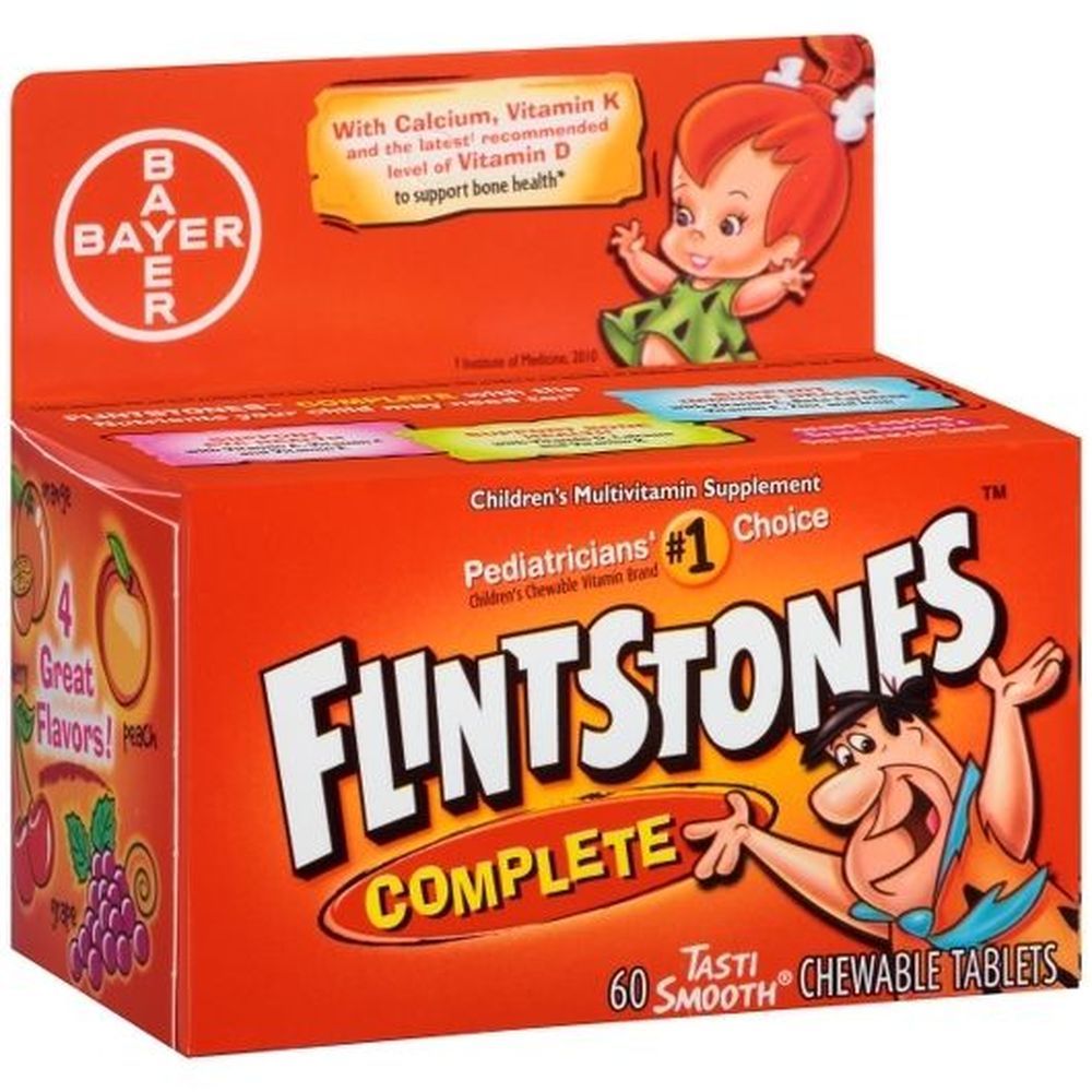 Flintstones Complete Chewable Tablet, 70 Count -- 24 Per Case