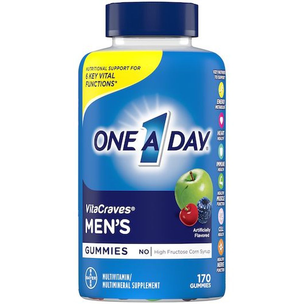 One A Day Mens Vitacraves Gummies, 170 Count -- 24 Per Case
