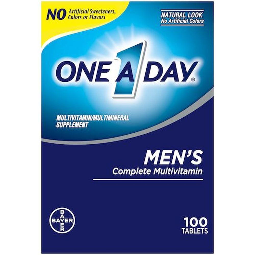 One A Day Mens Multivitamin Tablet, 100 Count -- 24 Per Case