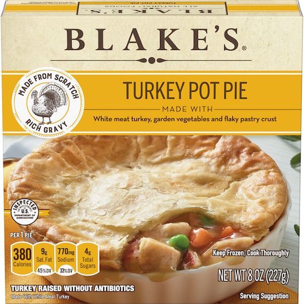 Blake's All Natural Turkey Pot Pie, 8 Ounce -- 9 Per Case