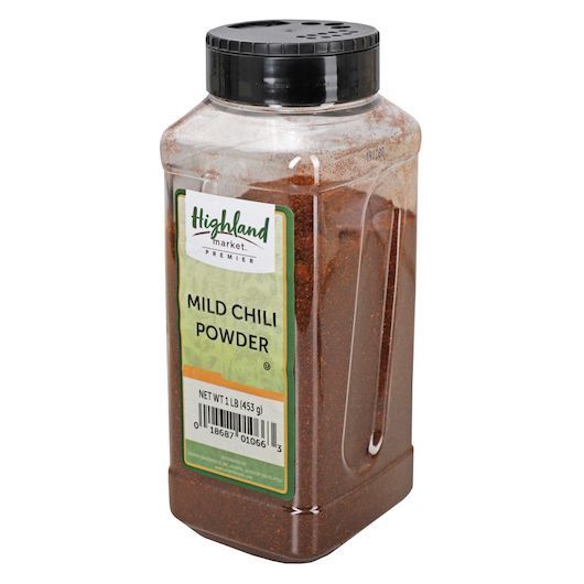 Highland Market Premier Mild Chili Powder, 1 Pound -- 6 Per Case