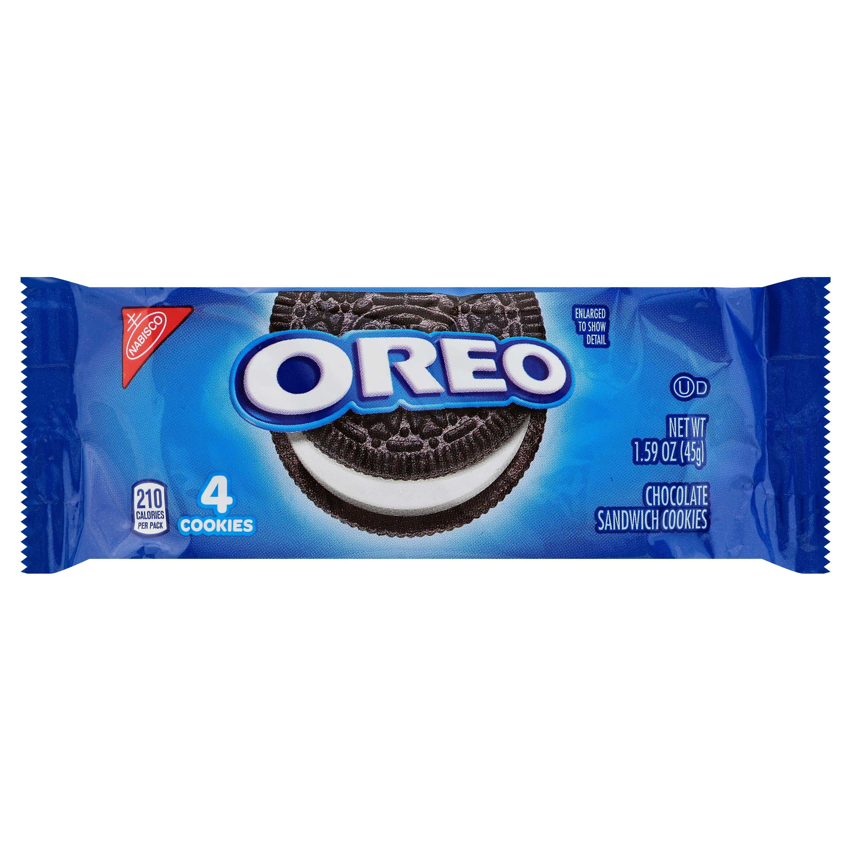 Oreo Chocolate Sandwich Cookies, Sleeve Pack, 1.59 Ounce -- 120 Per Case