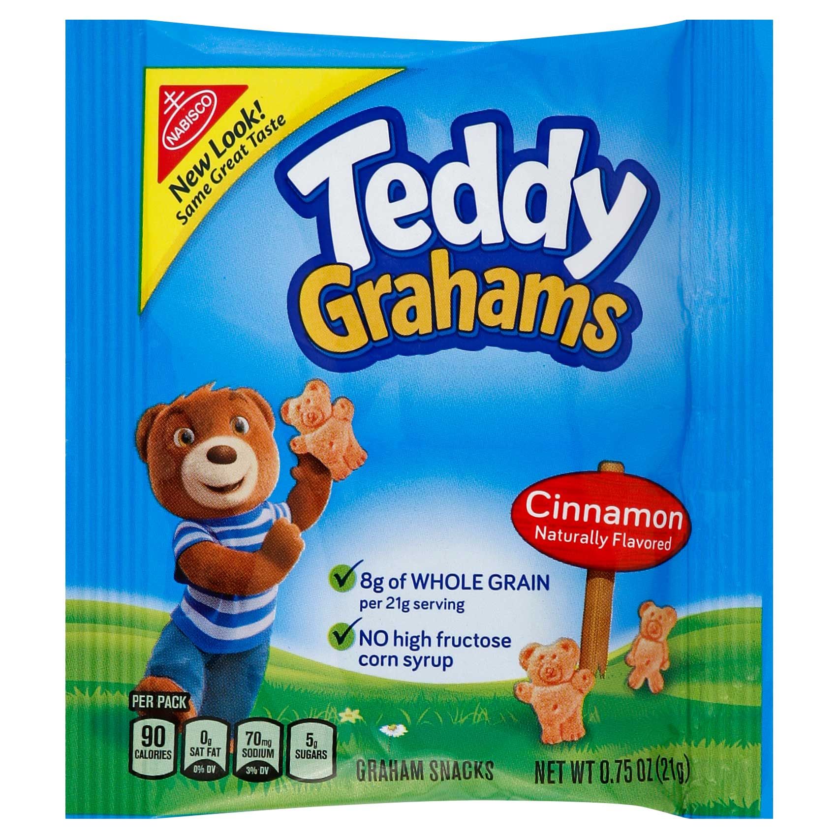 Teddy Grahams Cinnamon Graham Cracker, 0.75 Ounce -- 150 Per Case