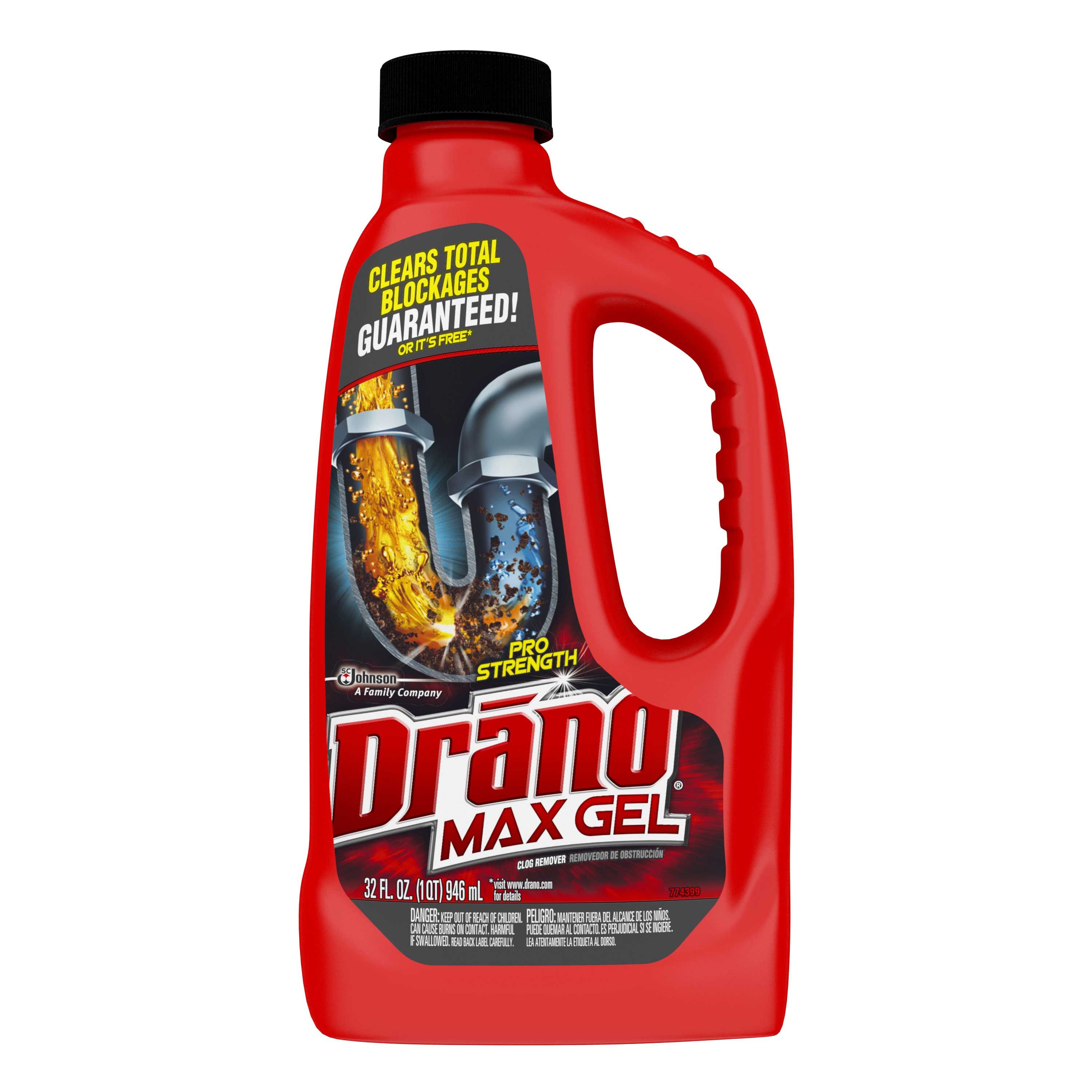 Drano Max Gel Clog Remover, 32 Ounce -- 12 Per Case