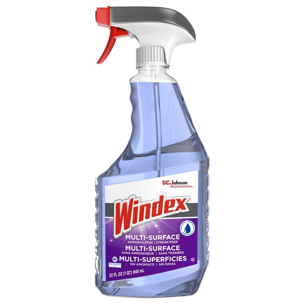 Windex Fresh Scent Multi Surface Cleaner, 32 Ounce Trigger Spray -- 8 Per Case
