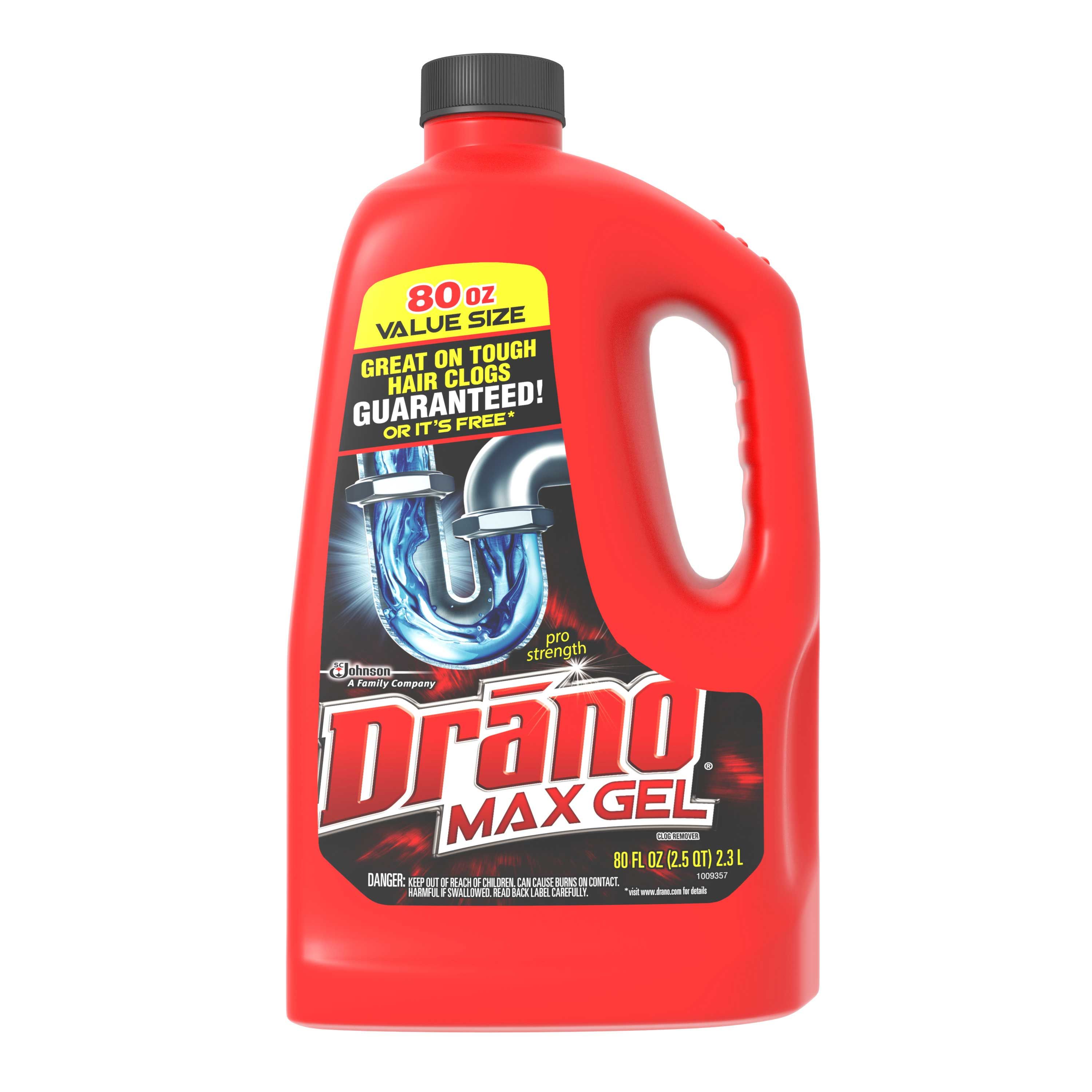 Drano Max Clog Remover, 80 Fluid Ounce -- 6 Per Case