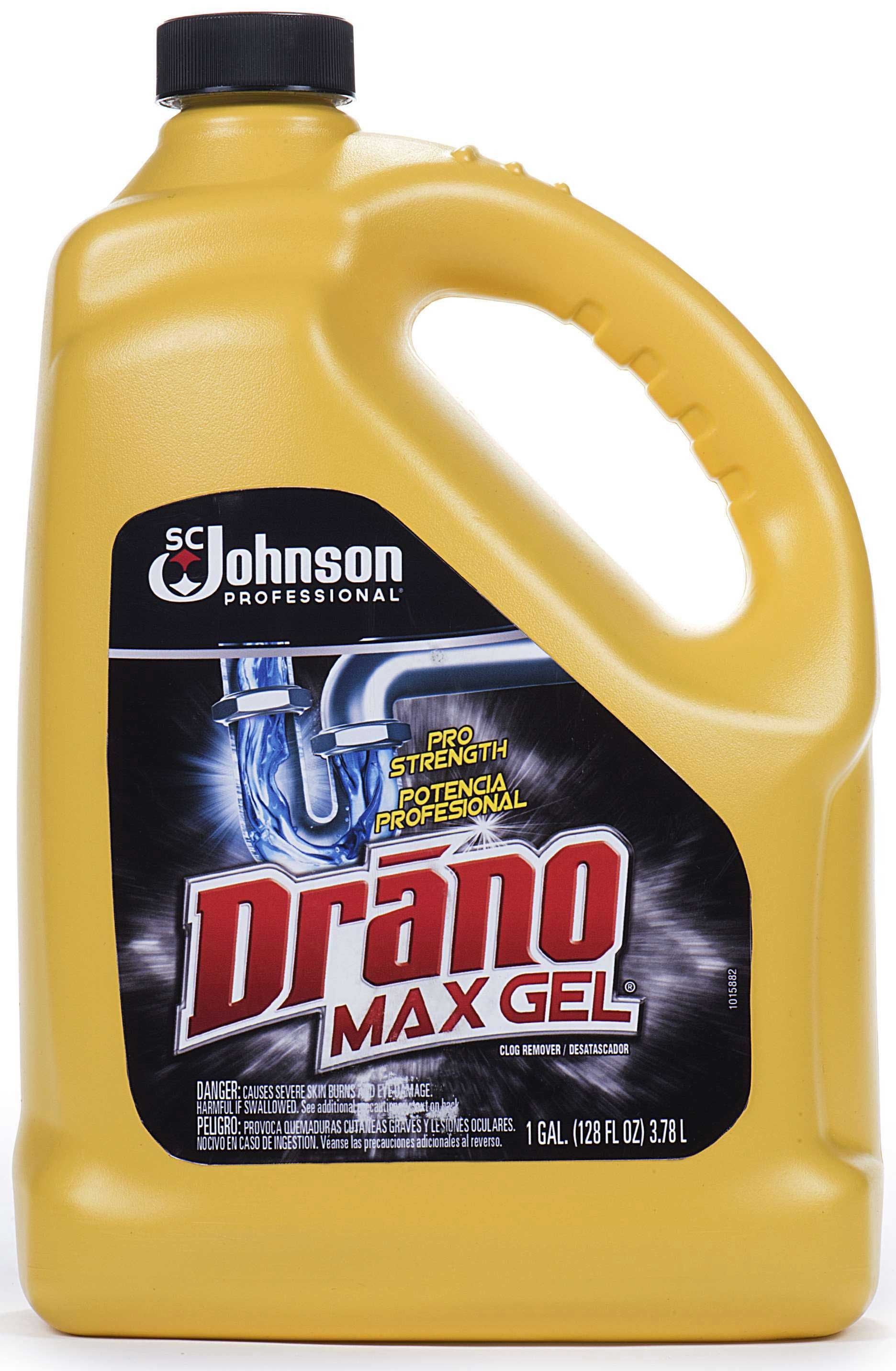 Drano Max Gel Clog Remover, 128 Ounce -- 4 Per Case