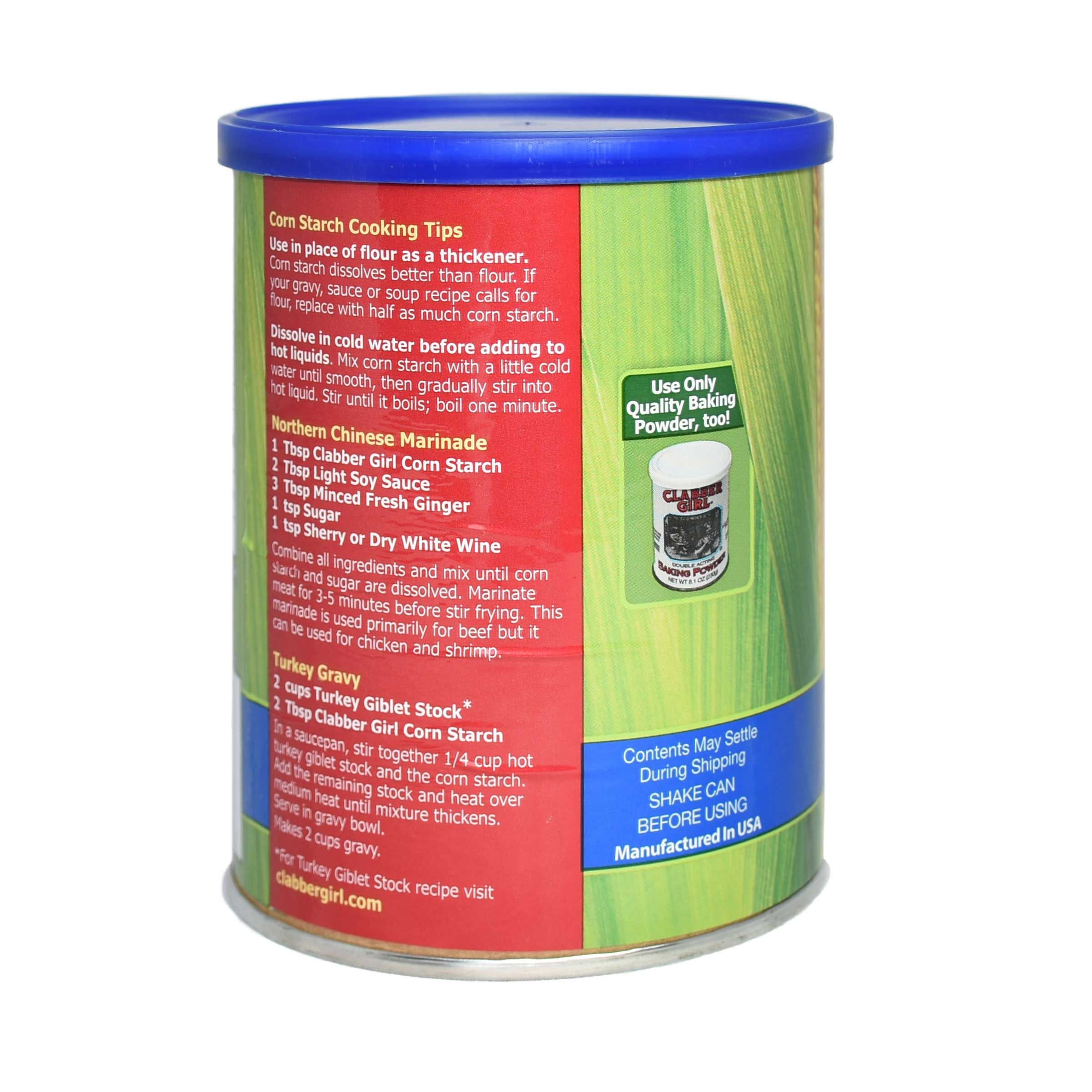 Clabber Girl Corn Starch, 12 Ounce -- 12 Per Case