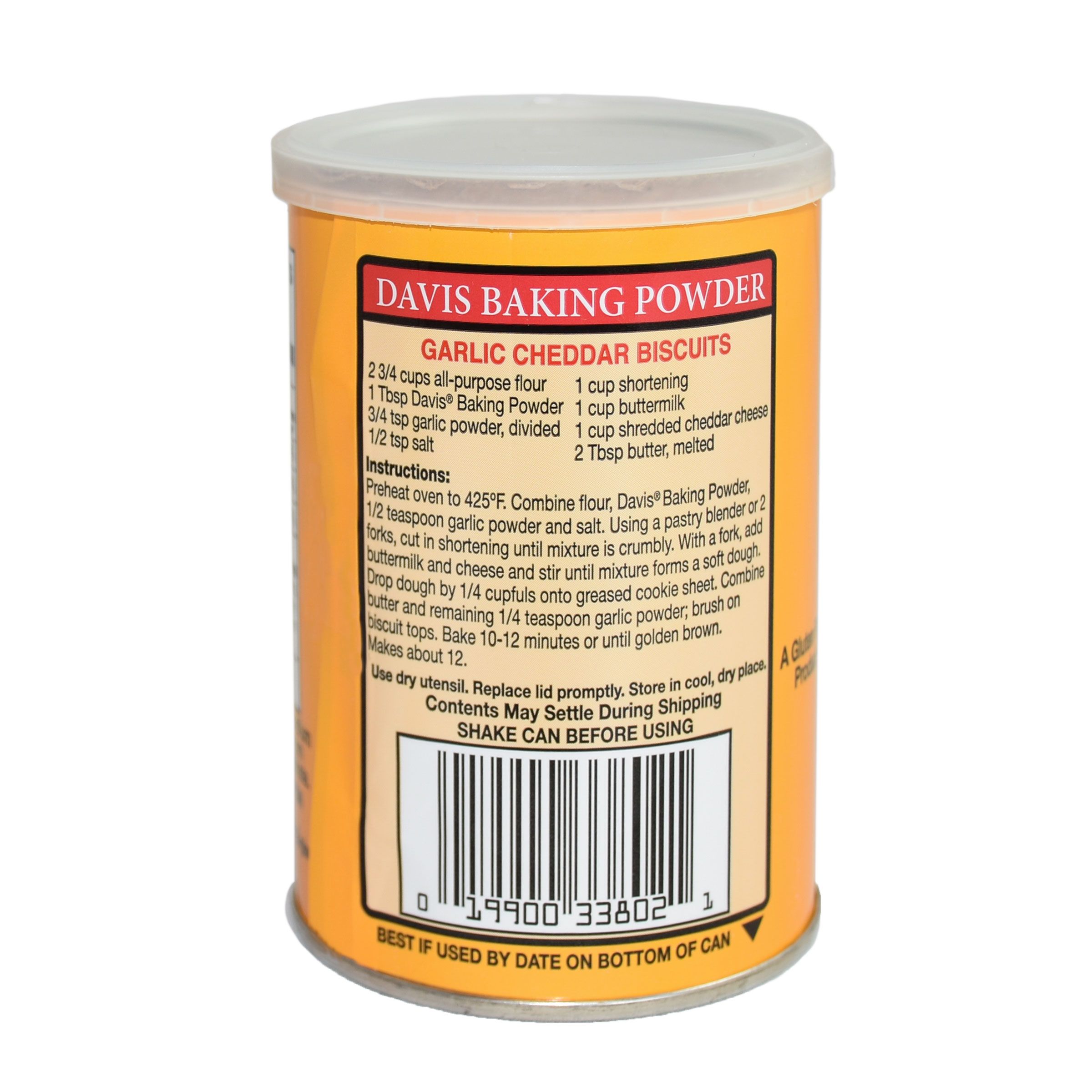 Clabber Girl Daviss Baking Powder, 8.1 Ounce -- 12 Per Case