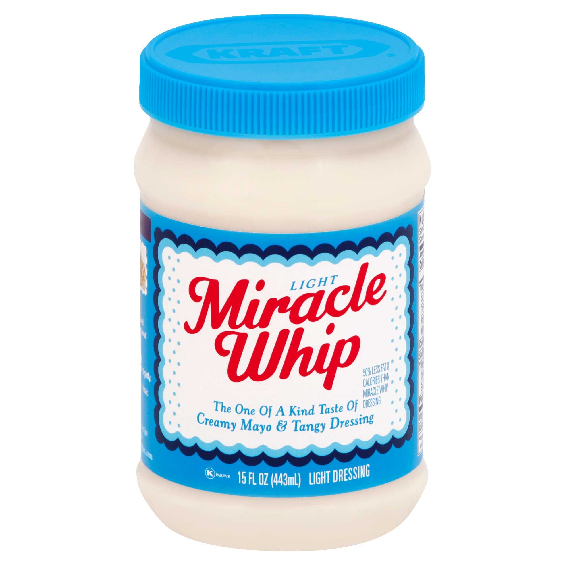 Miracle Whip Light Spoonable Mayonnaise, 15 Ounce -- 12 Per Case