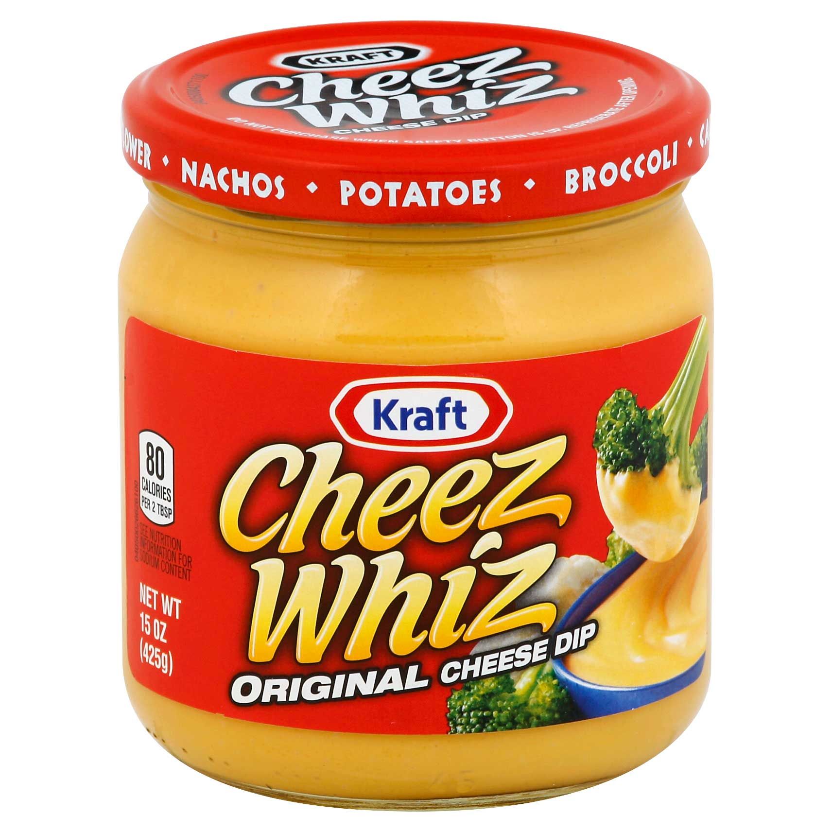 Cheez Whiz Original Plain Cheese Dip, 15 Ounce -- 12 Per Case