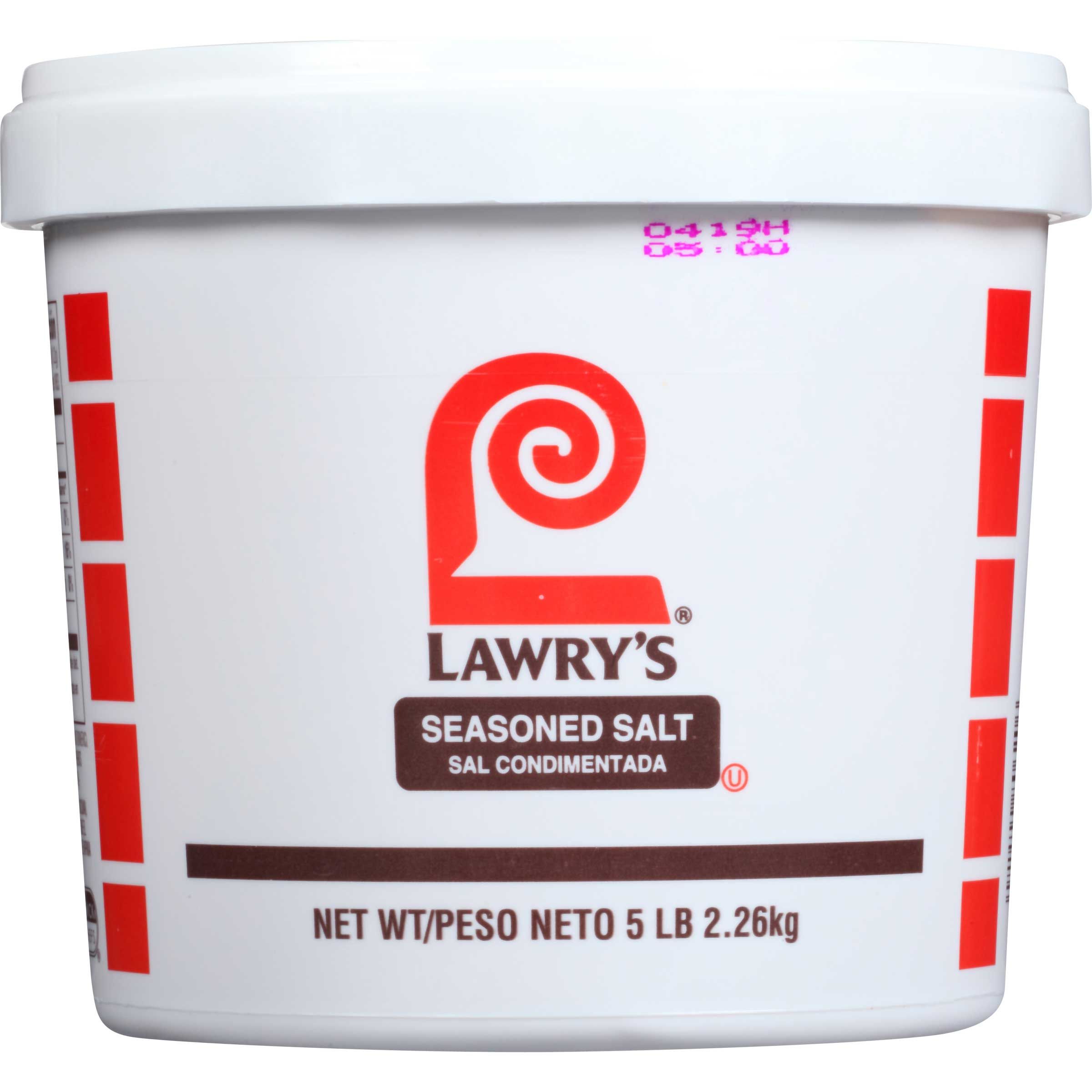 Lawry's Seasoned Salt, 5 Pound -- 2 Per Case