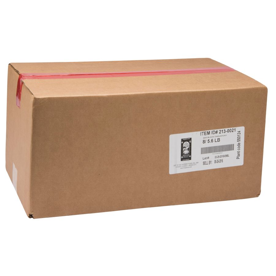 V&v Supremo Queso Chihuahua Cheese, 5.6 Pound -- 8 Per Case