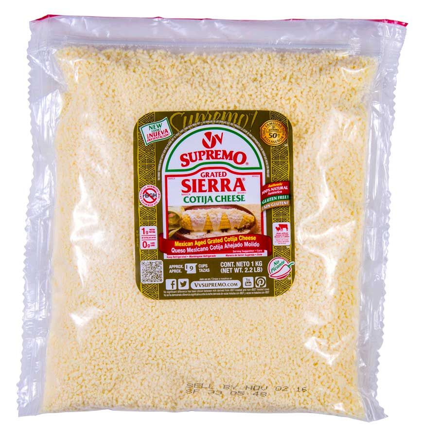 V&v Supremo Sierra Queso Cotija Crumbling Cheese, 2.2 Pound -- 6 Per Case