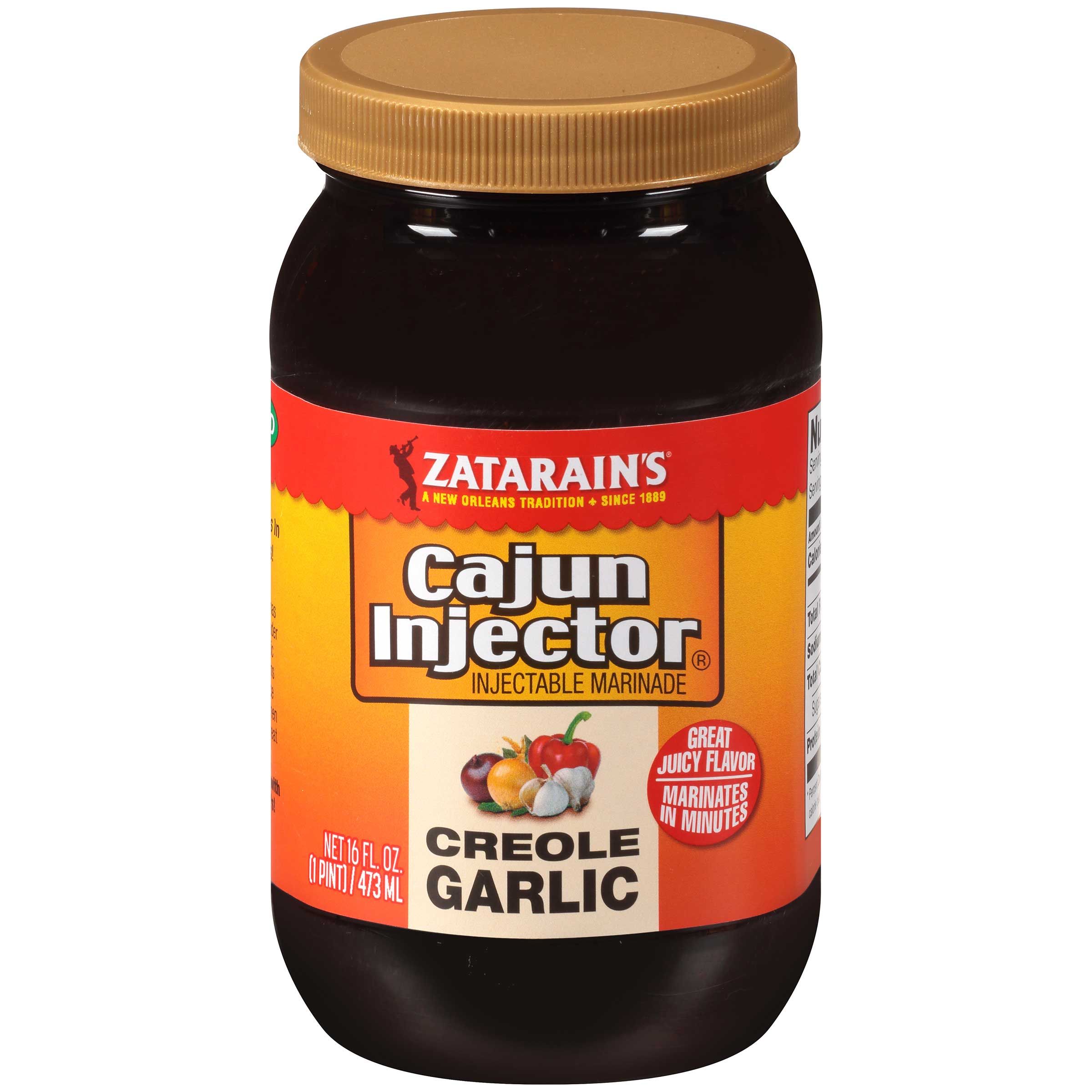 Zatarain's Cajun Injectors Creole Garlic Marinade, 16 Ounce -- 6 Per Case