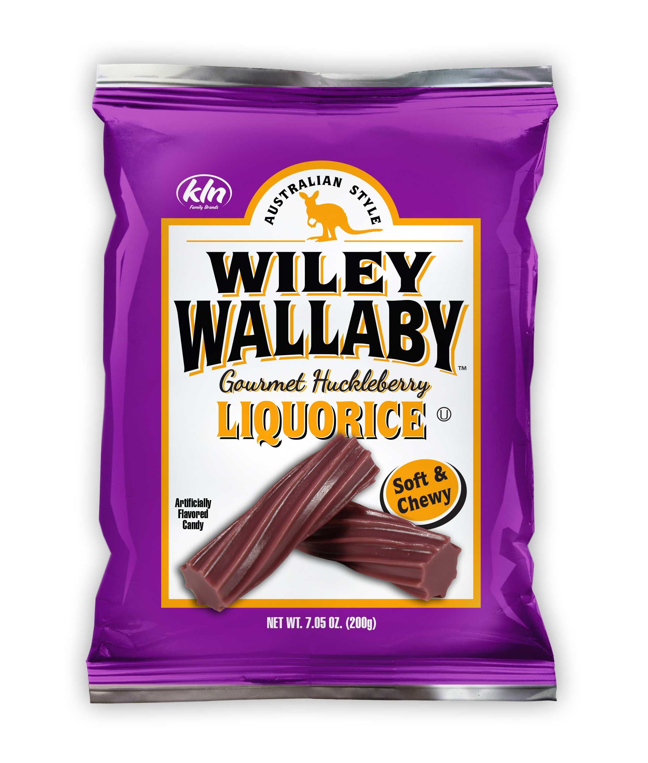 Wiley Wallaby Huckleberry Licorice Candy, 7.05 Ounce -- 12 Per Case