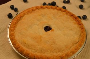Foxtail Foods Unbaked Blueberry Pie, 46 Ounce -- 6 Per Case