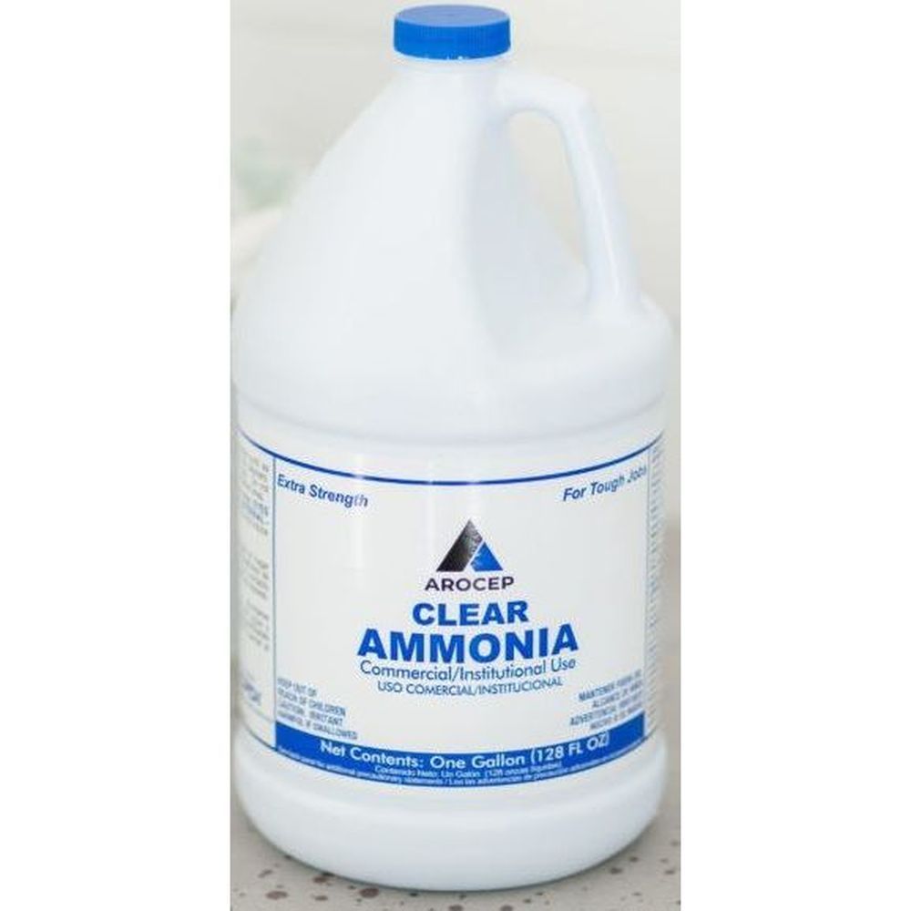 Arocep Regular Clear Ammonia, 1 Gallon -- 4 Per Case