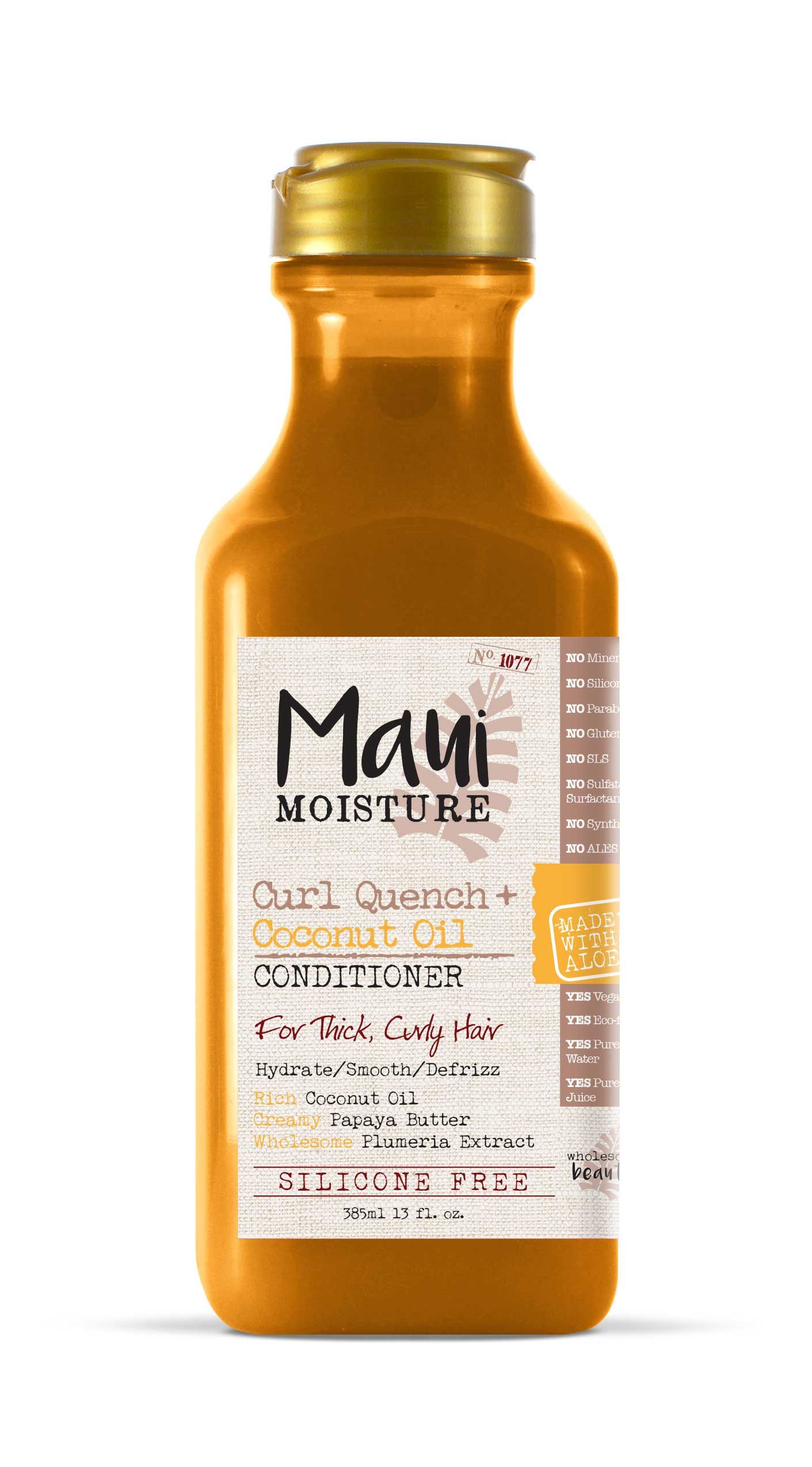 Maui Moisture Curl Quench Plus Coconut Conditioner, 385 Ml -- 4 Per Case