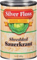 Silver Floss Shredded Sauerkraut, 14.5 Ounce -- 24 Per Case