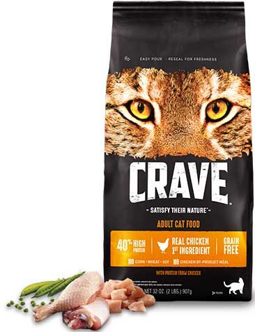 Crave Chicken Adult Cat Food, 2 Pound -- 4 Per Case