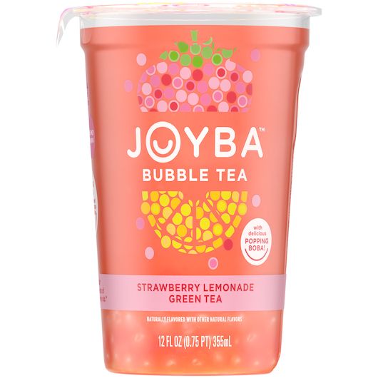 Joyba Strawberry Lemonade Green Tea, 12 Fluid Ounce Cup -- 6 Per Case
