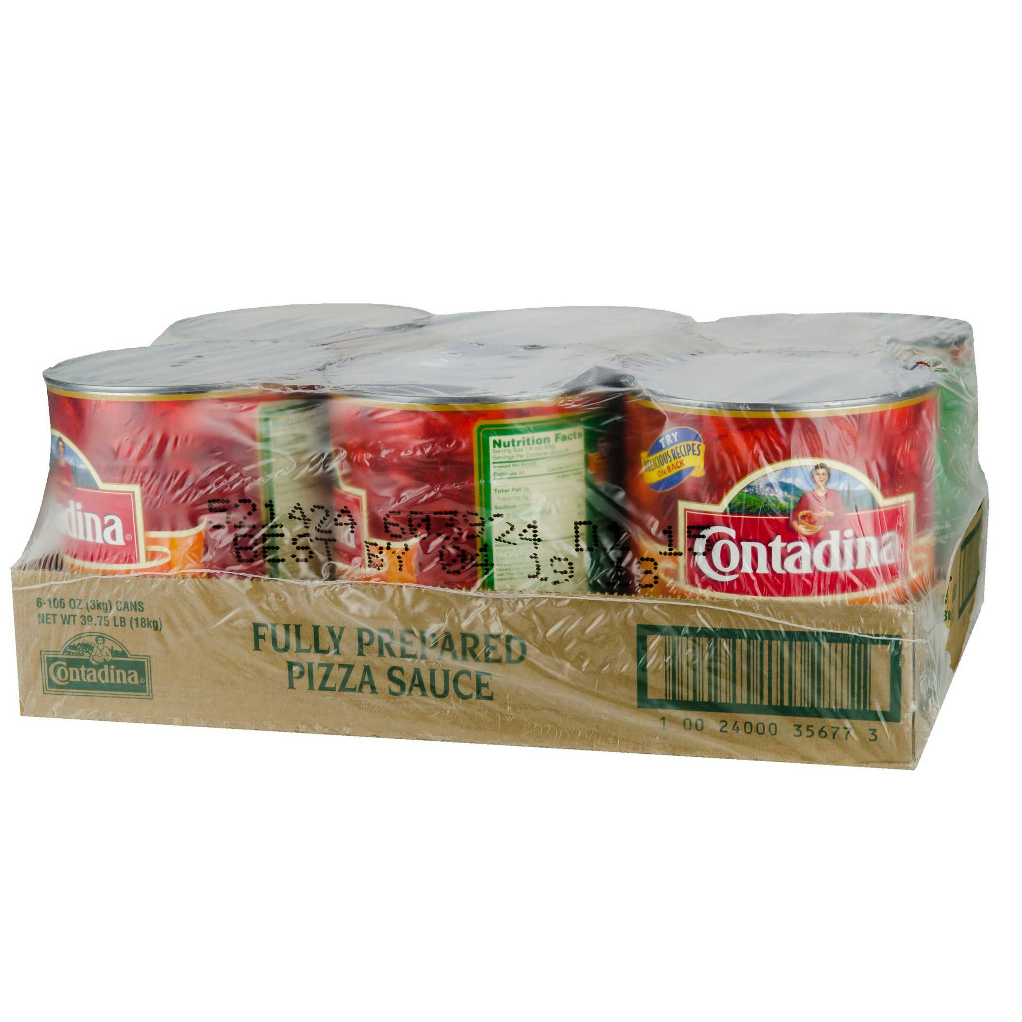 Contadina Pizza Flavor Prepared Sauce, 106 Ounce -- 6 Per Case