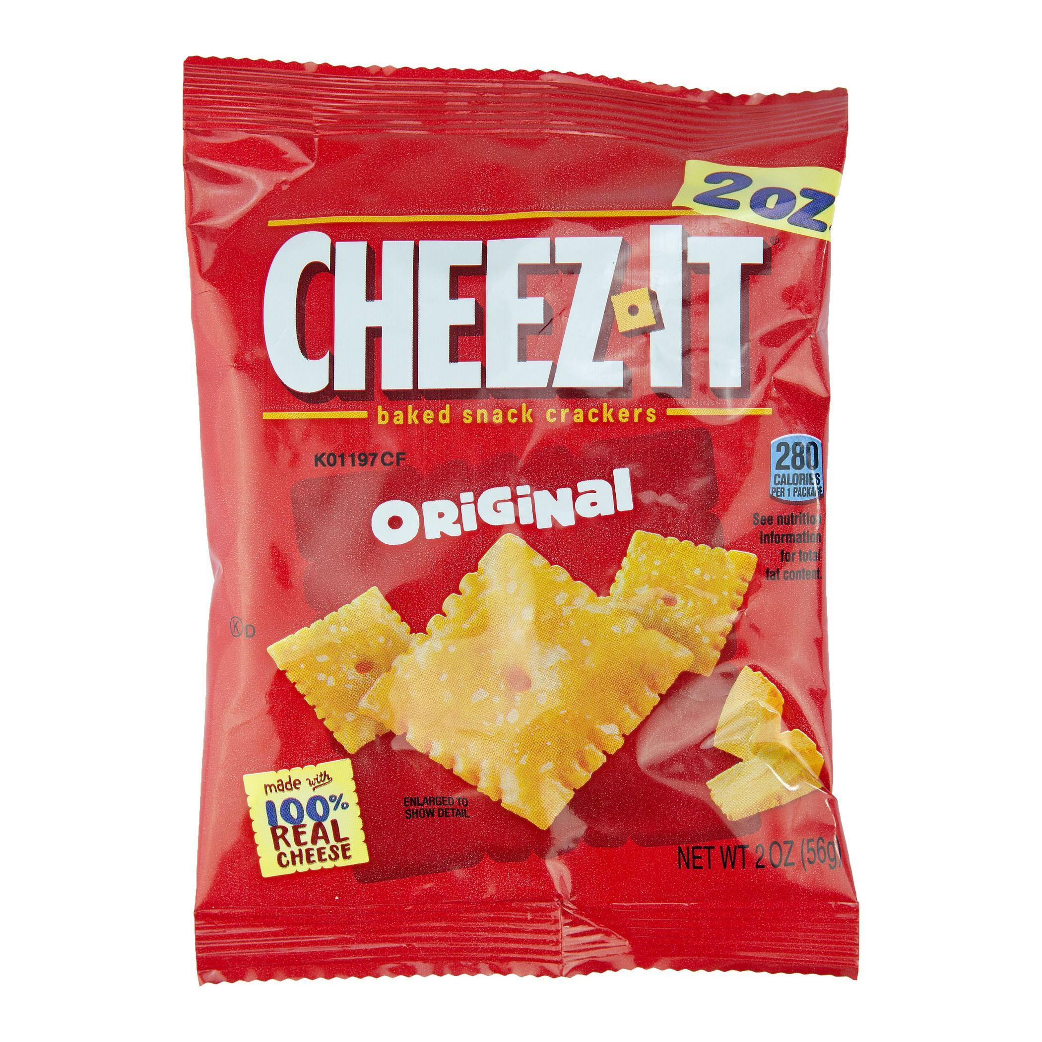 Cheez-it Original Baked Snack Crackers, 2 Ounce -- 60 Per Case