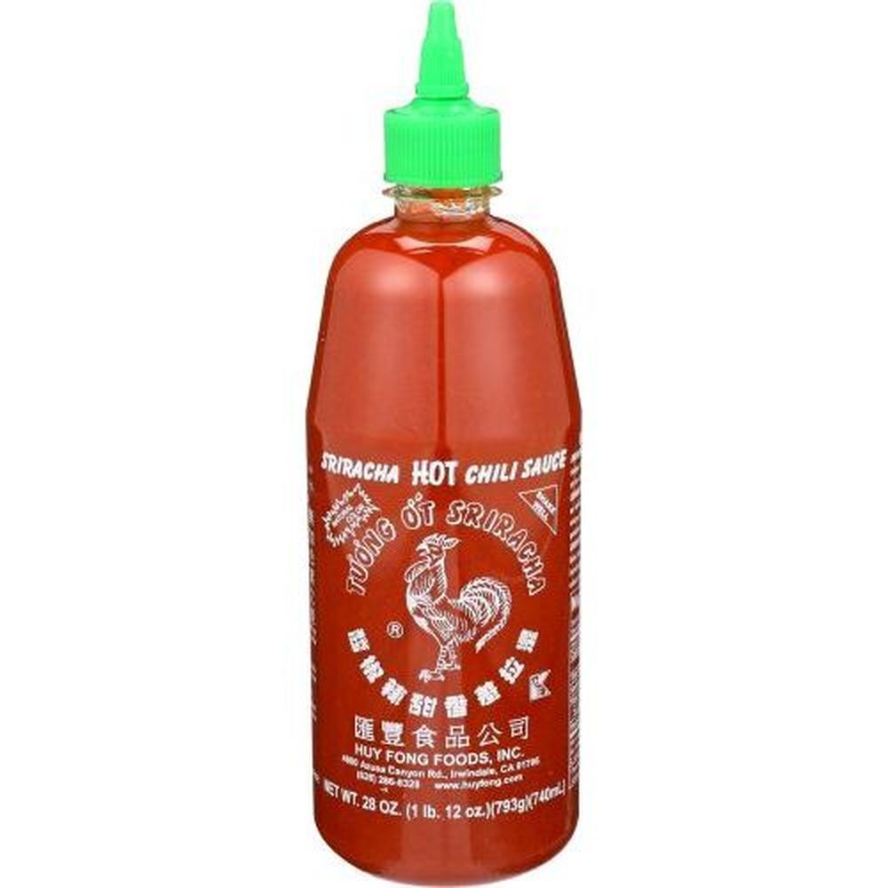Huy Fong Sriracha Hot Chili Sauce, 28 Ounce -- 12 Per Case