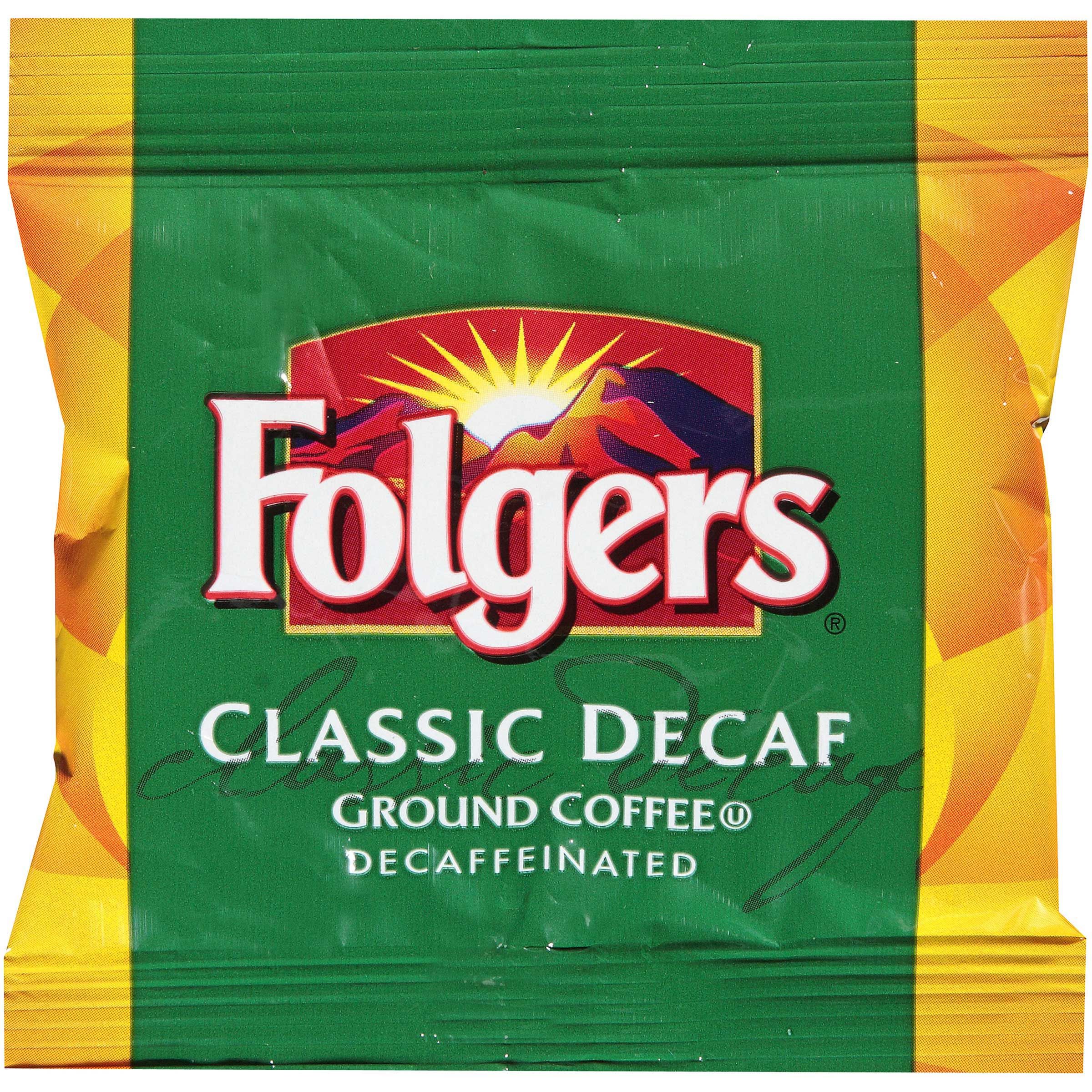 Folgers Classic Decaf Ground Coffee, 0.9 Ounce -- 92 Per Case