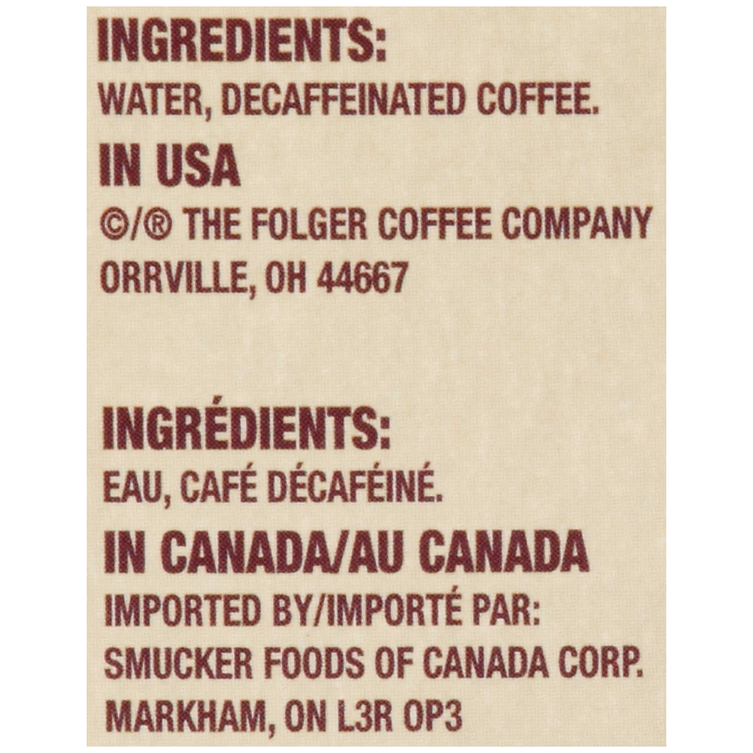 Folgers 100 Percent Colombian Decaffeinated Coffee Liquid, 2 Liter -- 2 Per Case