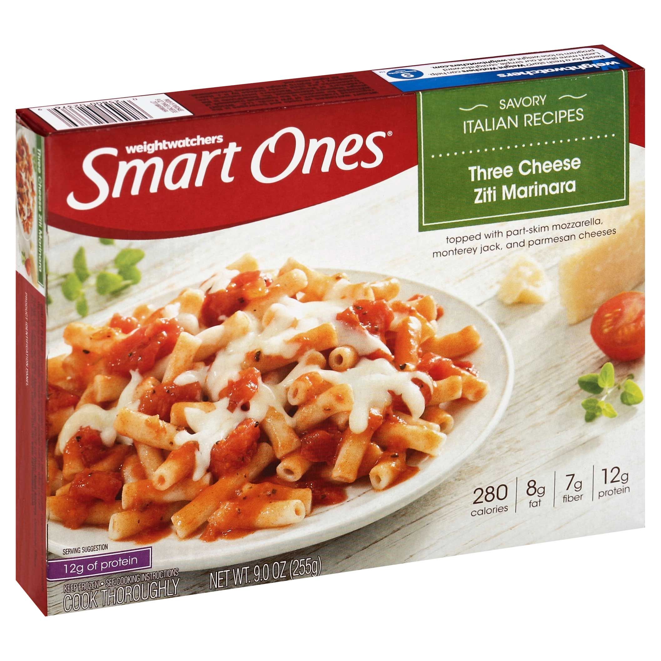 Smart Ones Entree Three Cheese Ziti Marinara, 9 Ounce -- 12 Per Case