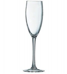 Arcoroc Kwarx Cabernet Flute Glass, 5 3/4 Ounce -- 24 Per Case