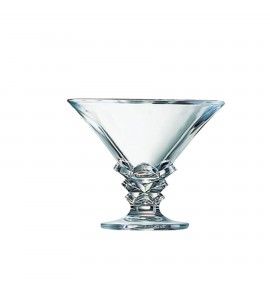 Arcoroc Fully Tempered Glass Palmier Dessert Dish, 7 Ounce -- 24 Per Case