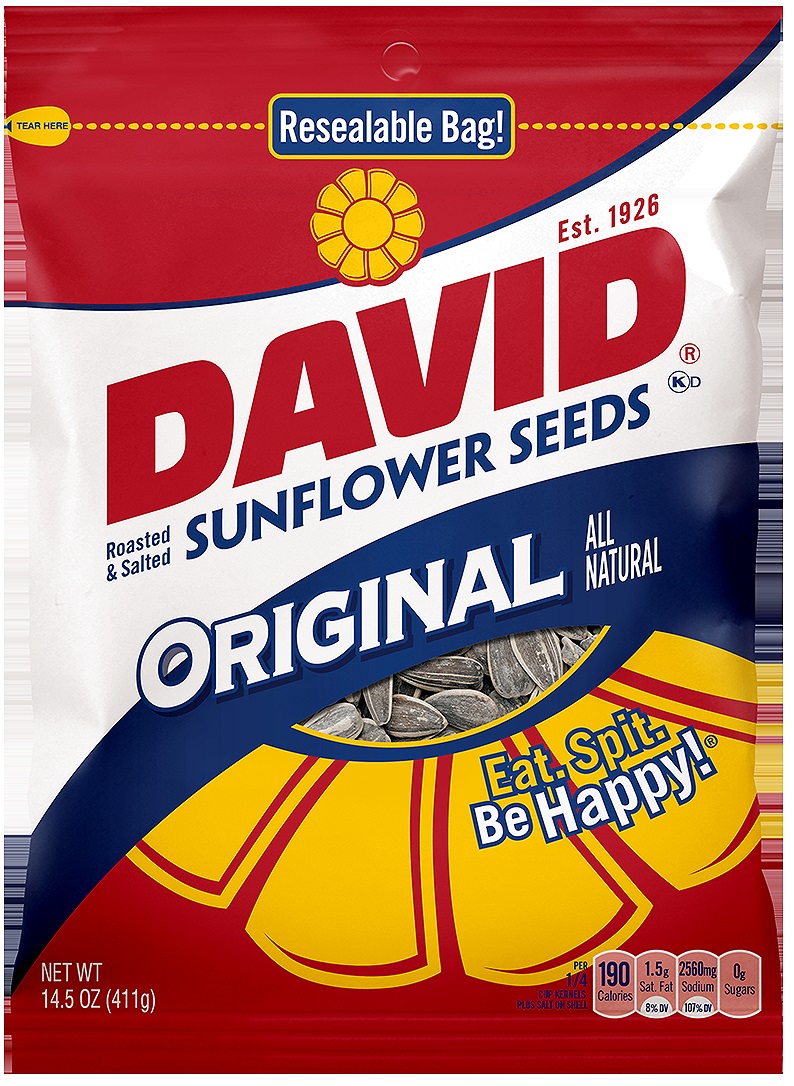 David Original Roasted And Salted Sunflower Seed, 14.5 Ounce -- 12 Per Case