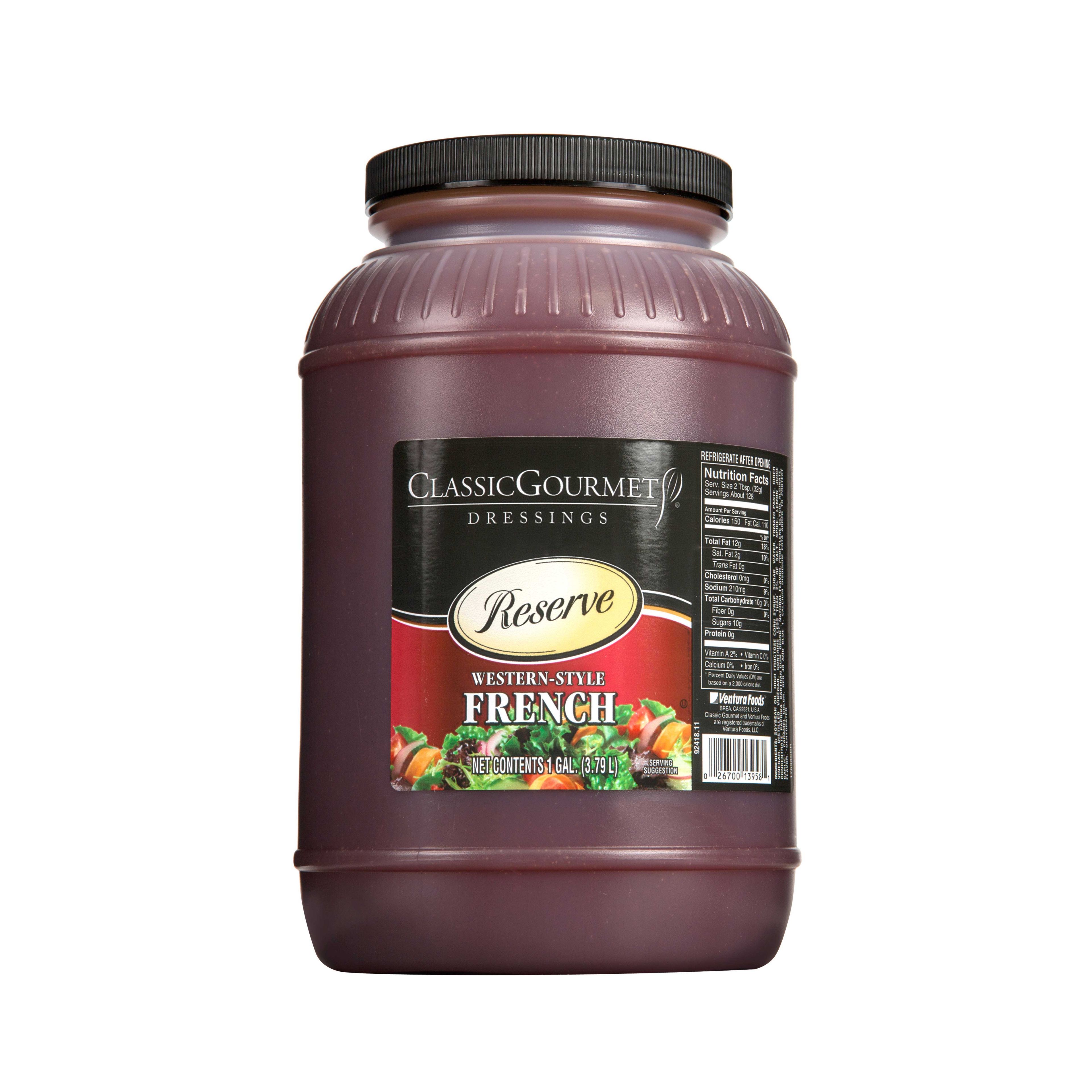 Classic Gourmet Reserve French Salad Dressing, 4 Gallon