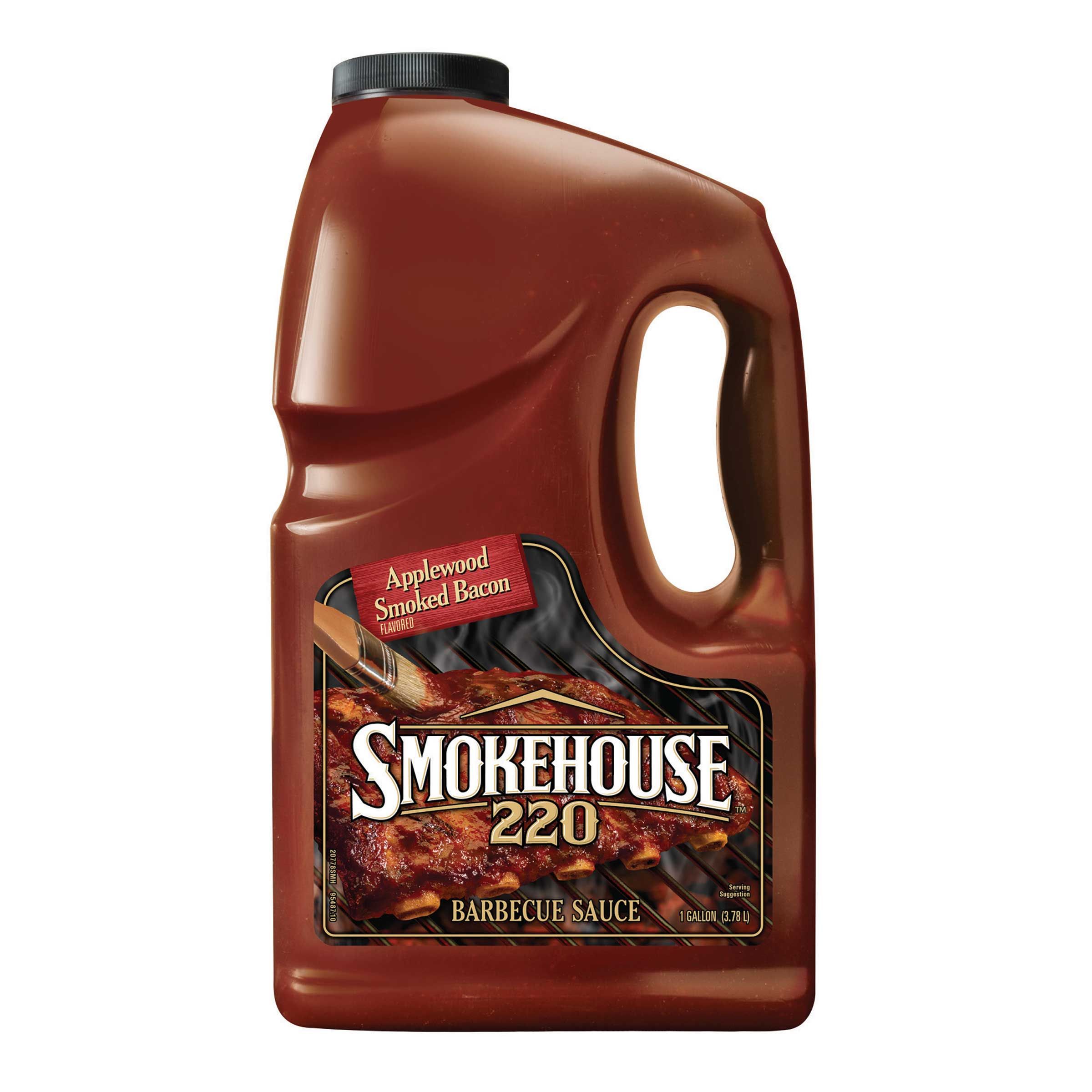 Smokehouse 220 Applewood Smoked Bacon Barbecue Sauce, 1 Gallon -- 2 Per Case