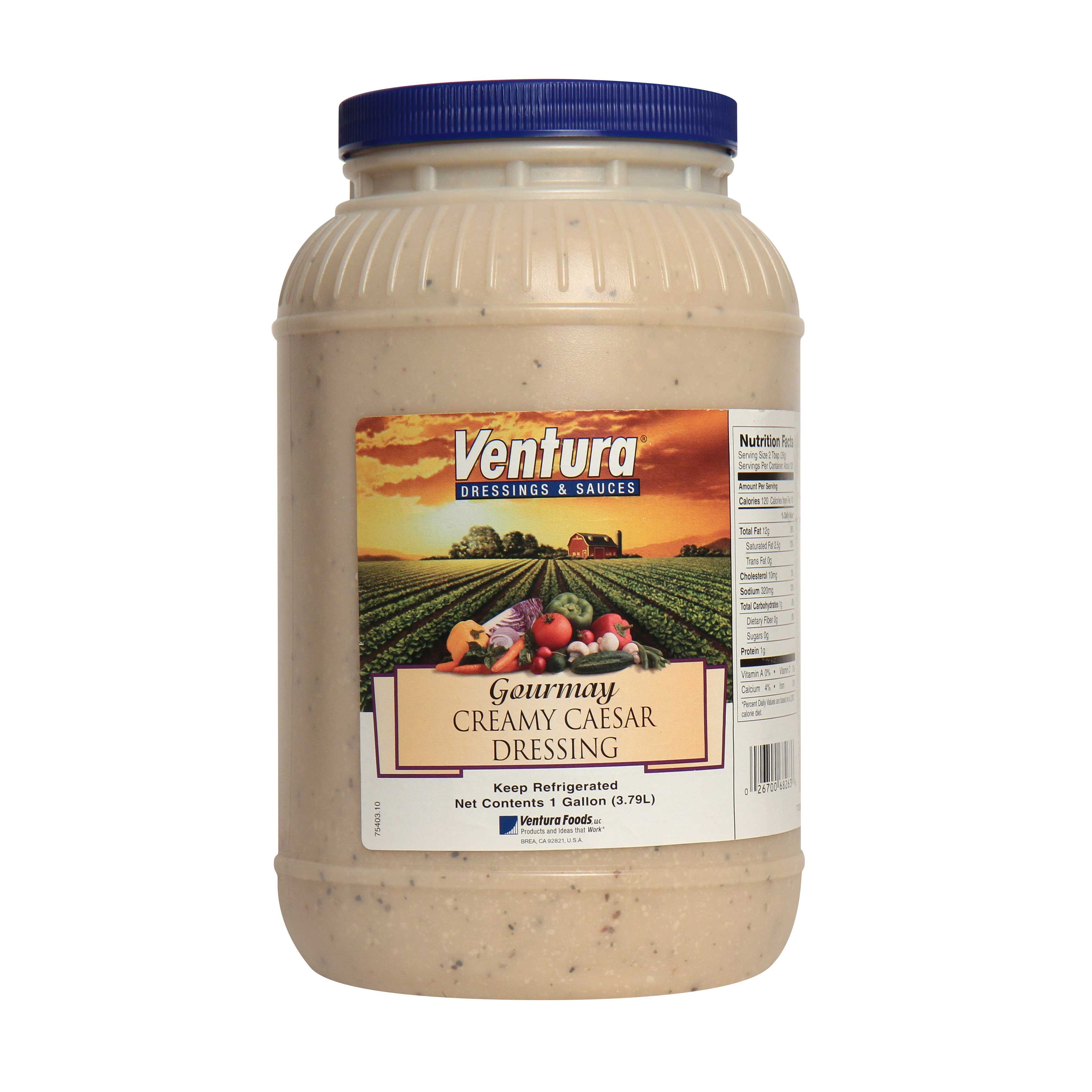 Gourmay Creamy Caesar Dressing, 1 Gallon -- 4 Per Case