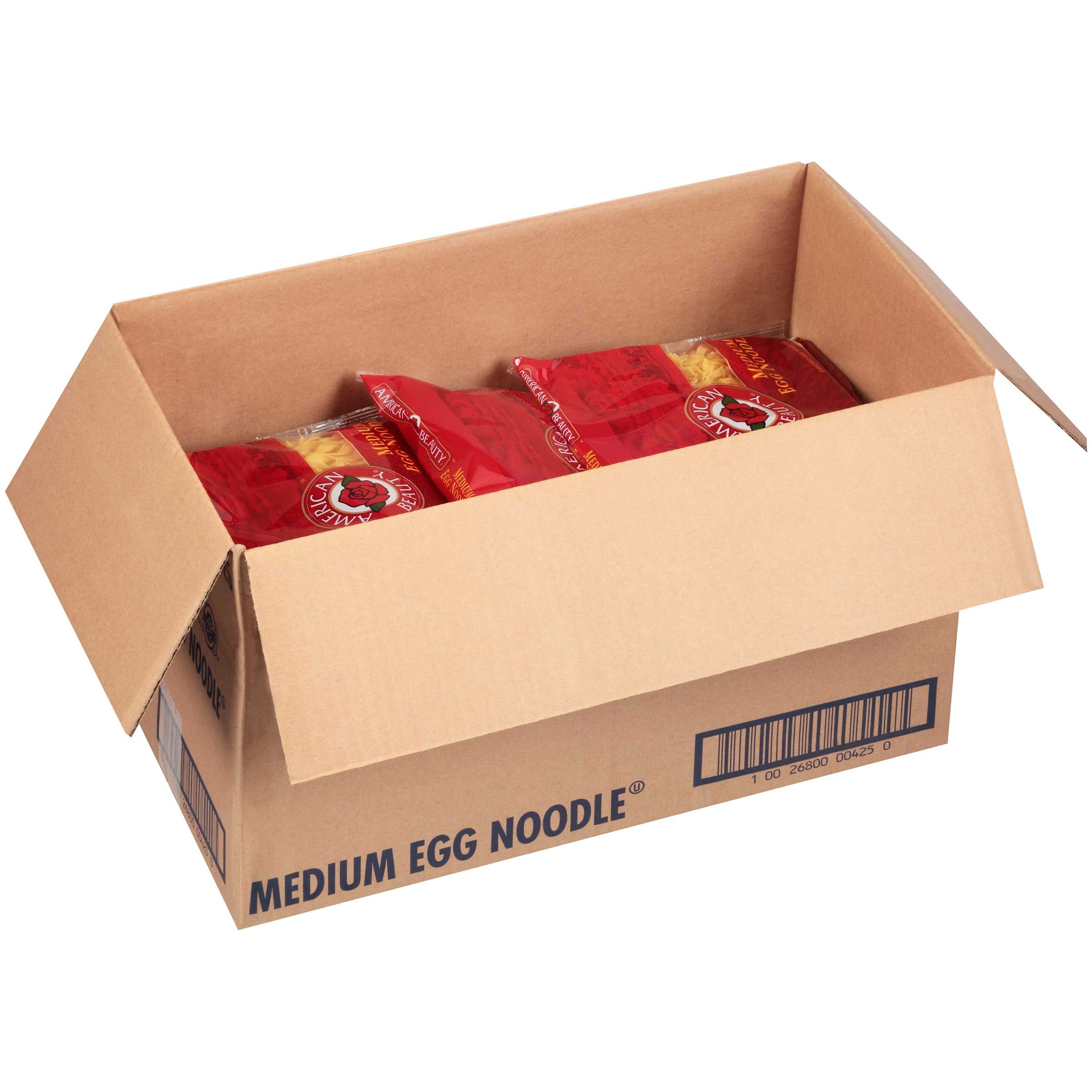 American Beauty Medium Twisted Egg Noodles, 12 Ounce -- 12 Per Case