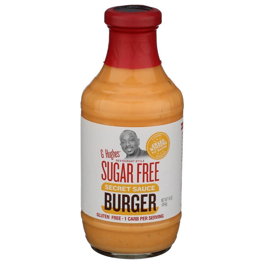 G Hughes Sugar Free Burger Secret Sauce, 16 Ounce -- 6 Per Case