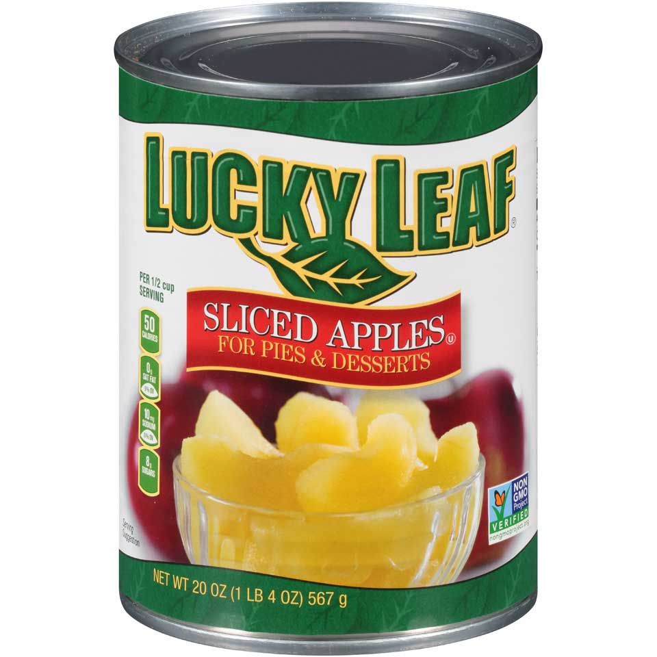 Lucky Leaf Sliced Apple, 20 Ounce -- 12 Per Case
