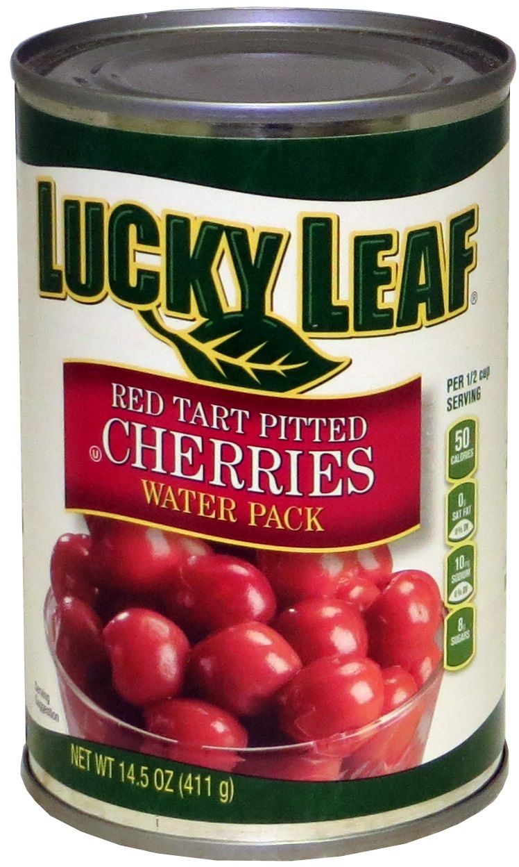 Lucky Leaf Cherries, 14.5 Ounce -- 12 Per Case