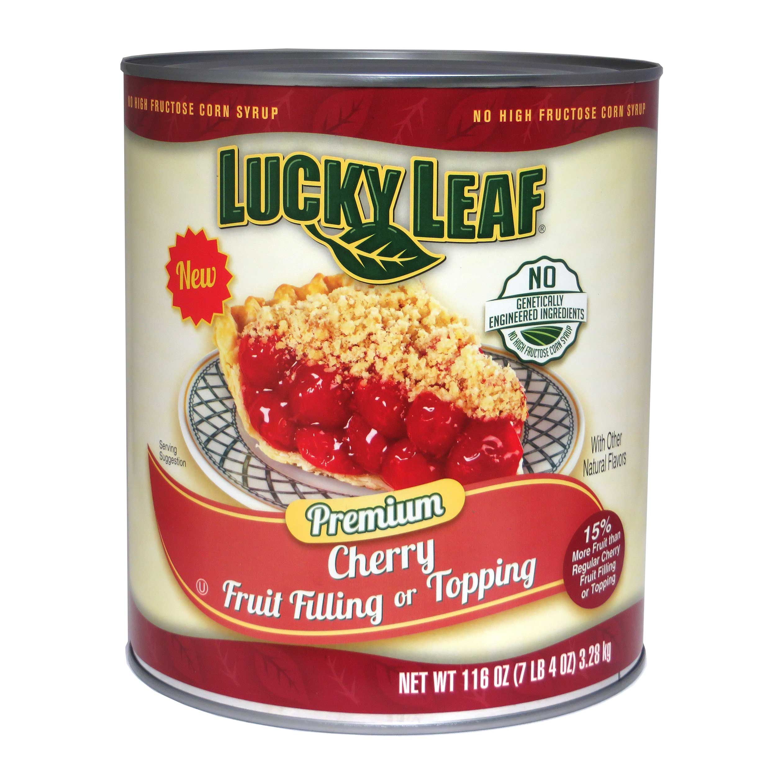 Lucky Leaf Premium Cherry Fruit Filling Or Topping, 116 Ounce -- 3 Per Case