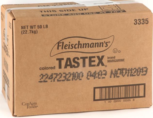 Fleischmann's Tastex Colored Margarine, 50 Pound